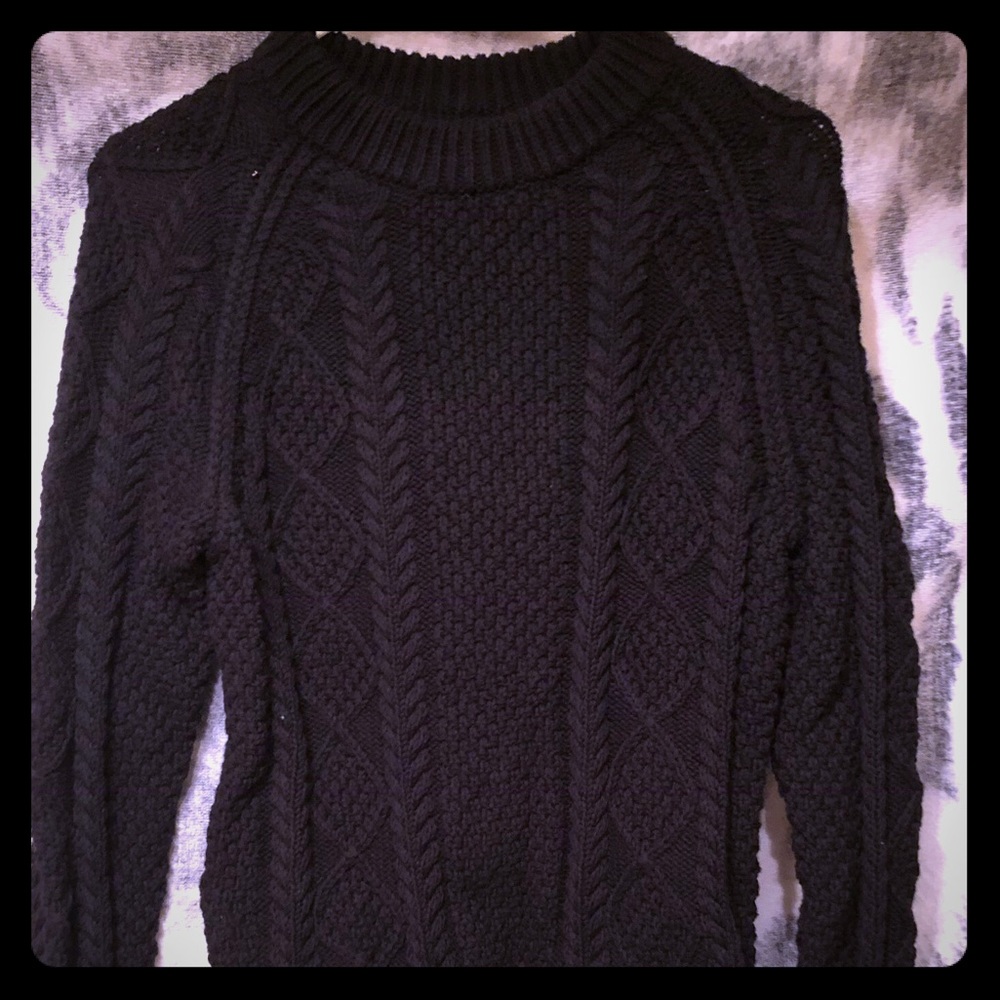 LL Bean Cotton Fisherman Sweater